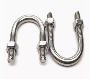 304/316不锈钢U型卡U型螺丝光伏U型夹骑马卡U型抱箍U型管卡U型